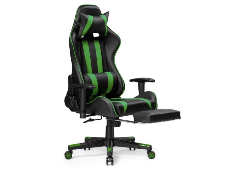 Офисное кресло Corvet black / green (54x60x125). 