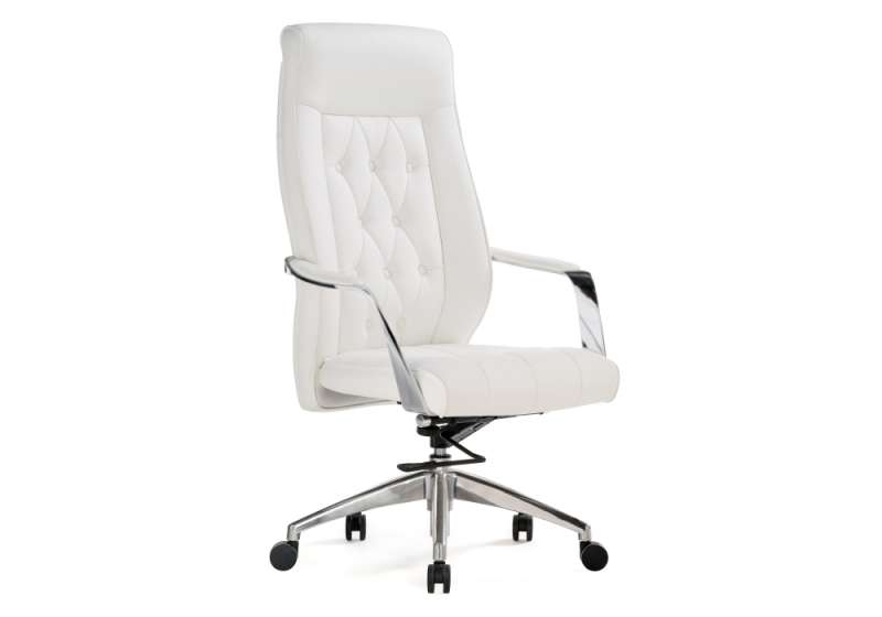 Офисное кресло Sarabi white / satin chrome (69x69x121). 