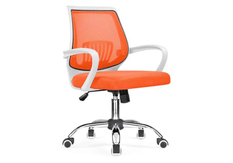 Компьютерное кресло Ergoplus orange / white (61x55x84). 