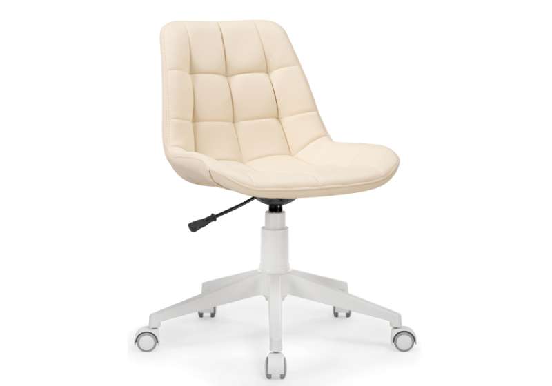 Офисное кресло Келми 1 слоновая кость / белый (51x61x78). 
