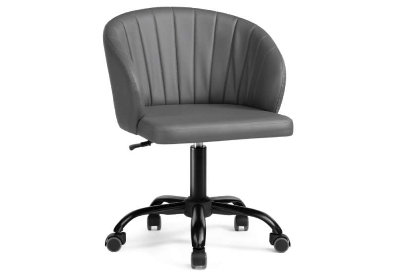 Офисное кресло Пард экокожа серый (59x60x78). 