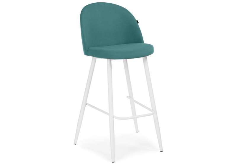 Барный стул Сондре бирюзовый / белый (50x60x106). 