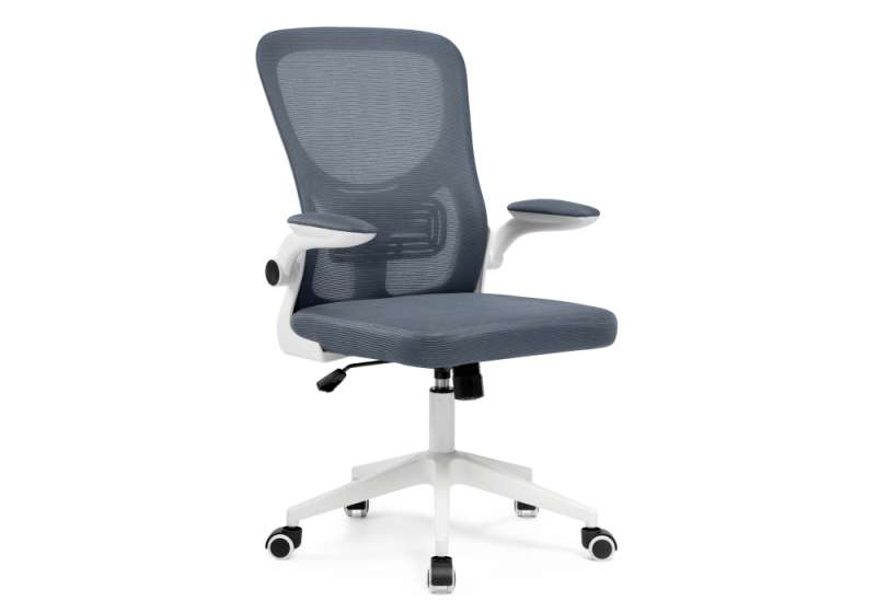 Офисное кресло Konfi dark gray / white (60x66x102). 
