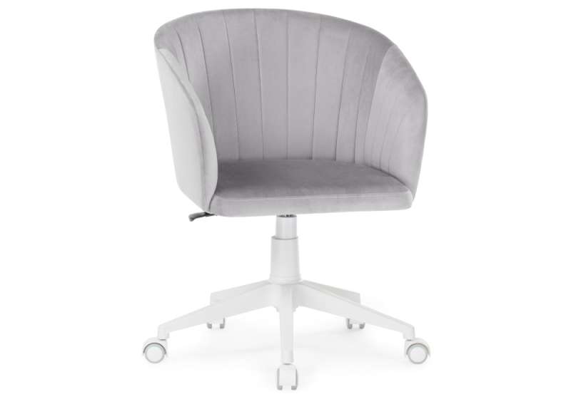 Офисное кресло Тибо confetti silver серый / белый (60x60x81). 