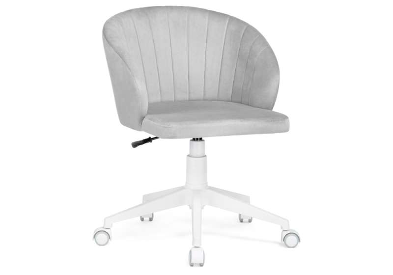 Офисное кресло Пард confetti silver серый / белый (59x60x78). 