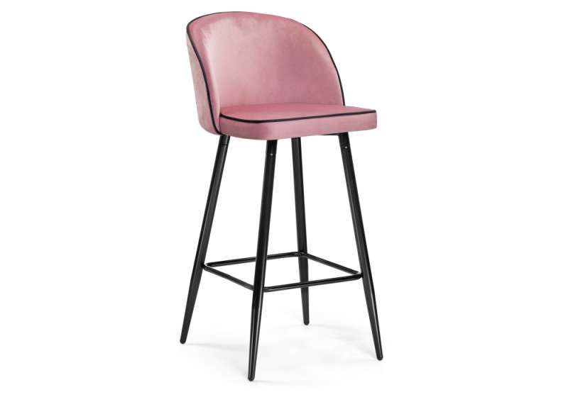 Барный стул Zefir pink (48x50x101). 
