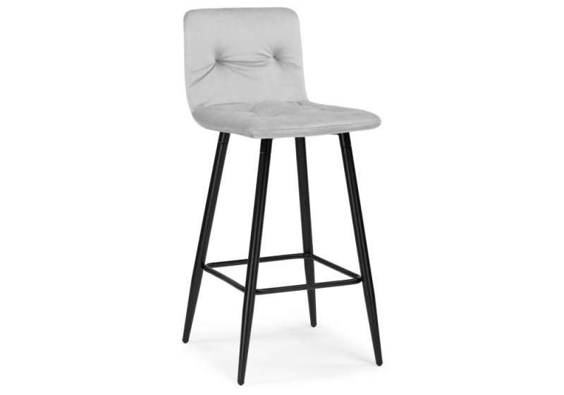 Барный стул Stich light gray (43x48x102). 