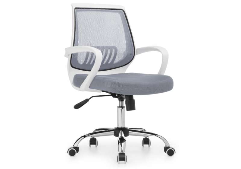 Компьютерное кресло Ergoplus light gray / white (57x63x91). 