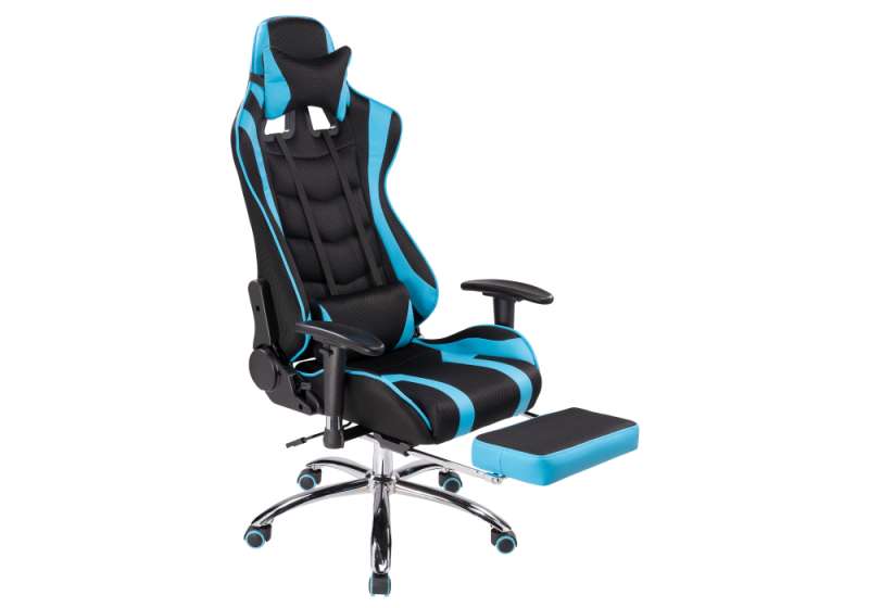 Офисное кресло Kano 1 light blue / black (66x70x129). 