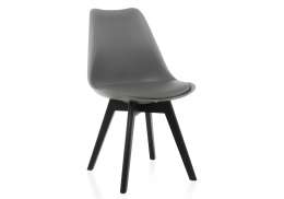 Пластиковый стул Bonuss dark gray / black (49x57x82)