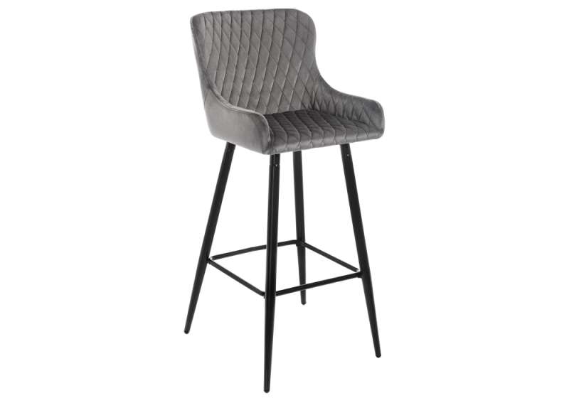 Барный стул Mint серый (45x49x107). 