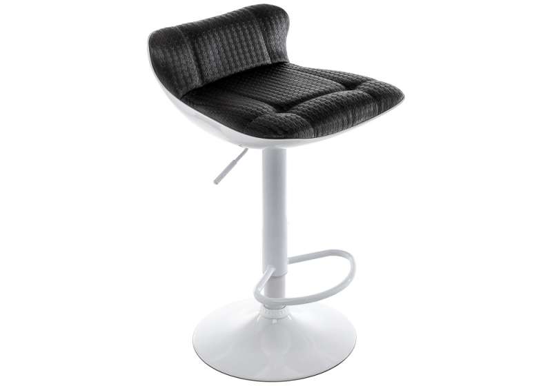 Барный стул Domus белый / черный (44x75). 