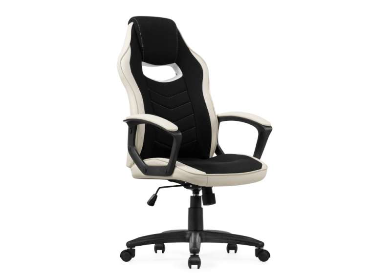 Компьютерное кресло Gamer черное / бежевое (62x70x107). 