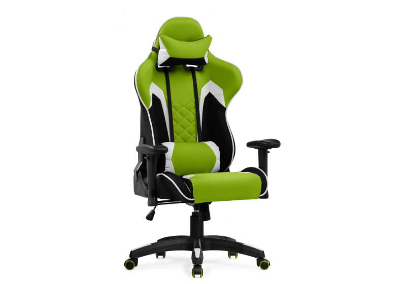 Компьютерное кресло Prime черное / зеленое (70x70x125). 