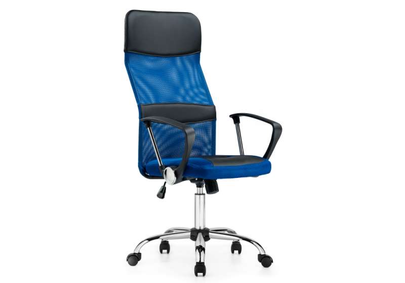 Компьютерное кресло Arano синее (65x65x119). 