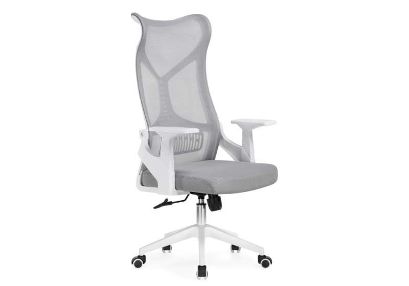 Компьютерное кресло Klif gray / white (62x65x117). 