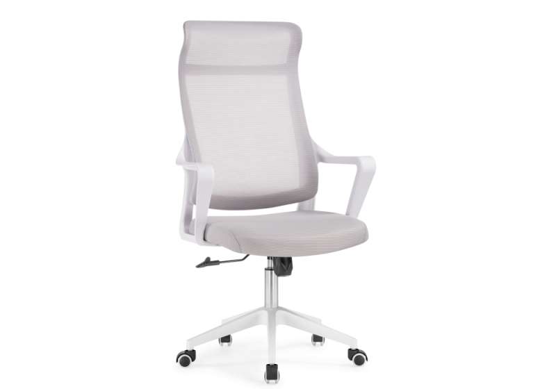Компьютерное кресло Rino light gray / white (66x70x116). 