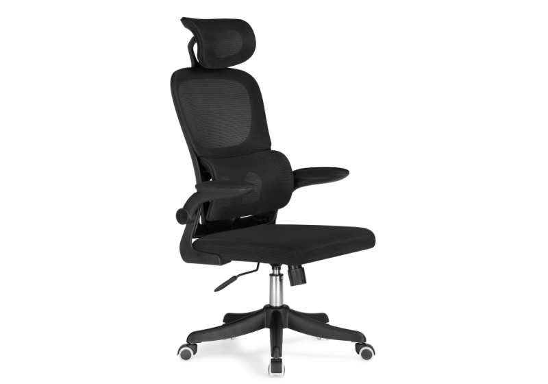 Компьютерное кресло Sprut black (64x67x117). 