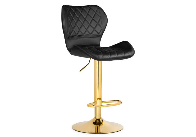 Барный стул Porch gold / black (48x47x91). 