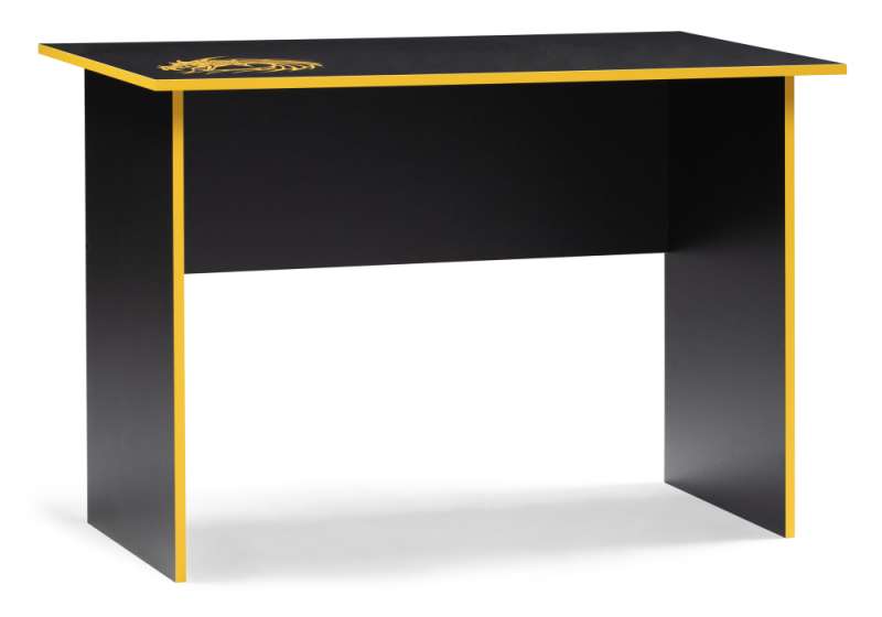Компьютерный стол Эрмтрауд черный / желтый (60x75). 