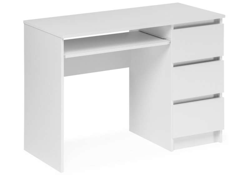 Компьютерный стол Мадера СМП правый белый (50x75). 