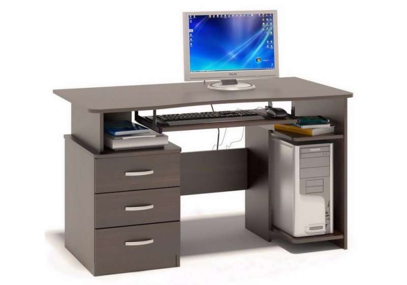 Компьютерный стол КСТ-08.1 венге (60x74). 