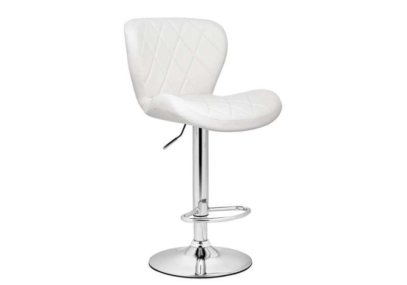 Барный стул Porch white / chrome (47x53x89). 