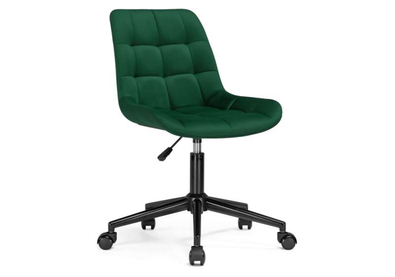 Офисное кресло Честер зеленый / черный (49x60x84). 