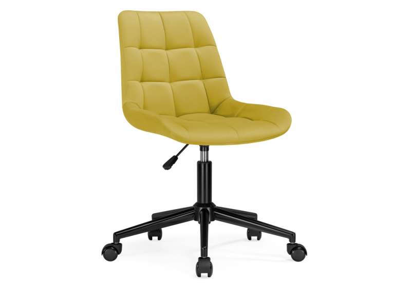 Офисное кресло Честер горчичный / черный (49x60x84). 
