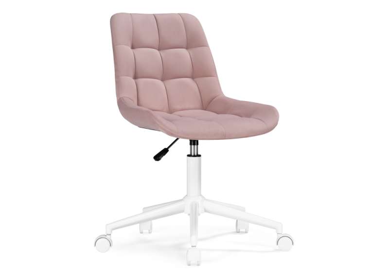 Офисное кресло Компьютерное кресло Честер розовый / белый (49x60x84). 