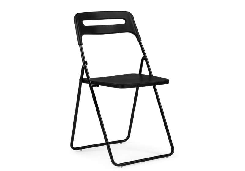 Пластиковый стул Fold складной black (43x46x81). 