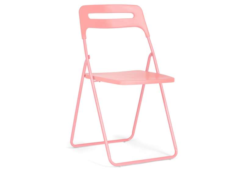 Пластиковый стул Fold складной pink (43x46x81). 