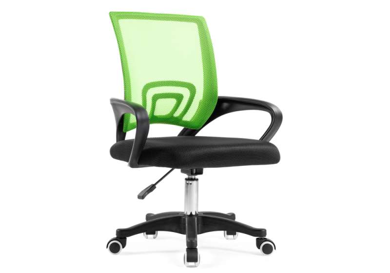 Компьютерное кресло Turin black / green (60x55x82). 