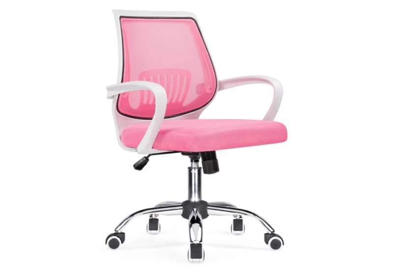 Компьютерное кресло Ergoplus pink / white (61x55x84). 