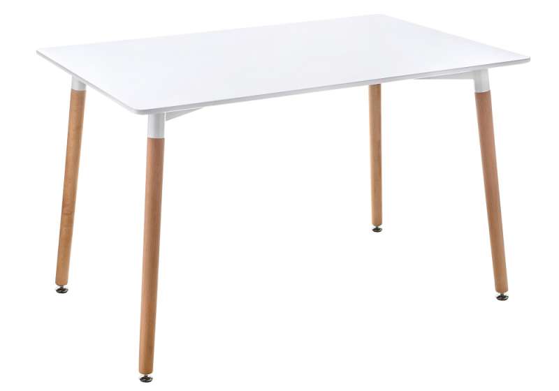 Обеденный стол Table 110 white / wood (70x73). 