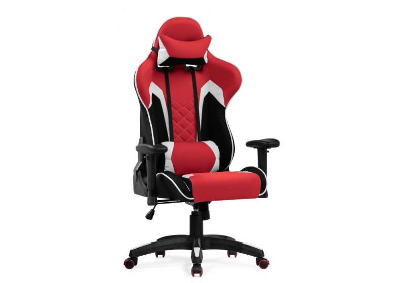 Компьютерное кресло Prime черное / красное (70x70x125). 